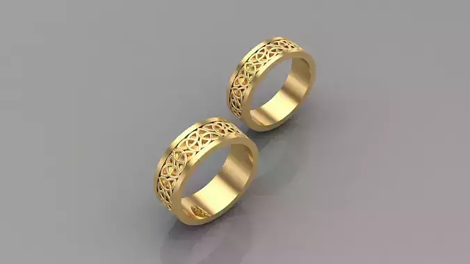 Diamond Couple Ring Cad  MR  245