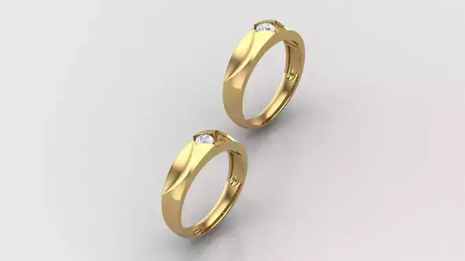 Diamond Man Ring Cad  MR  223
