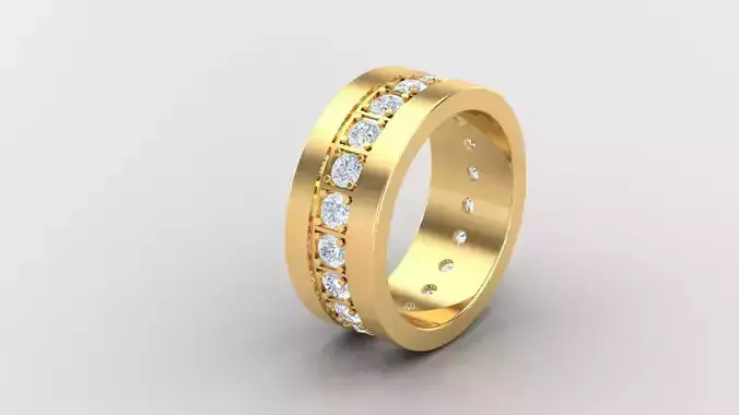 Diamond Man Ring Cad  MR  222
