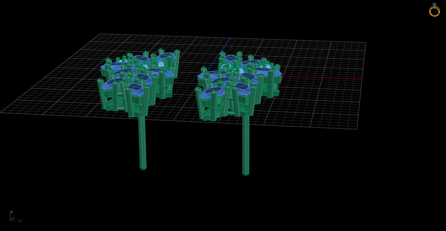 earrings 3D print model_4