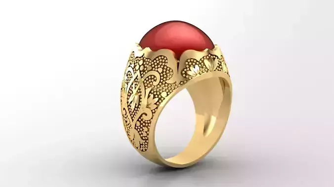 Diamond Man Ring Cad  MR  219