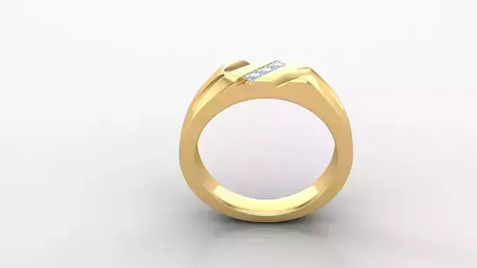 Diamond Man Ring Cad  MR  214