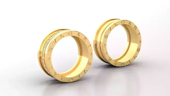 Diamond Couple Ring Cad  MR  211