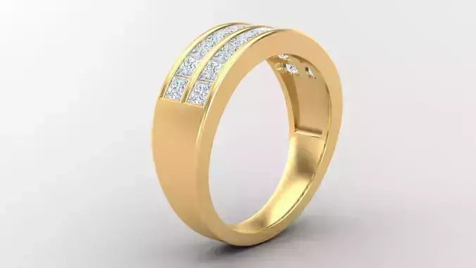Diamond Man Ring Cad  MR  210