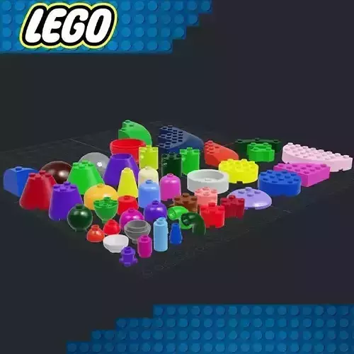 Lego - Brick Special Circle 3D print model
