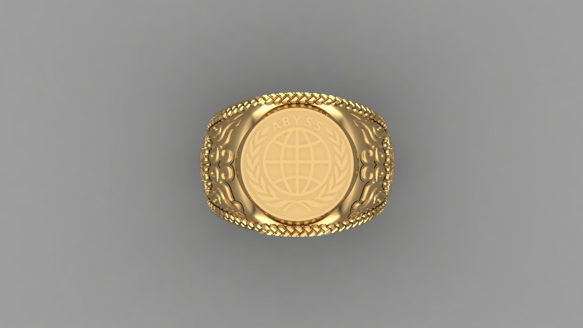 Diamond Man Ring Cad MR 207 3D print model_4