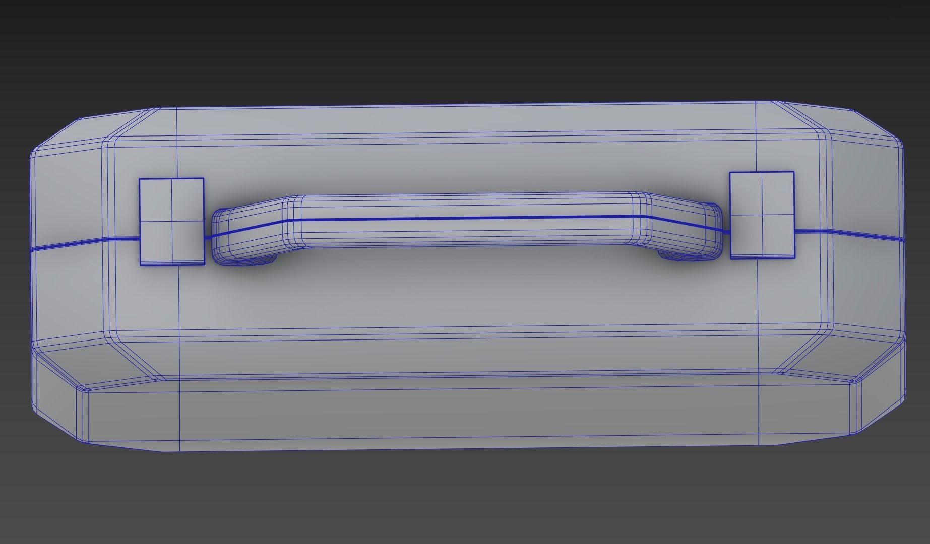 Medium Green First Aid Kit Low-poly 3D model_6