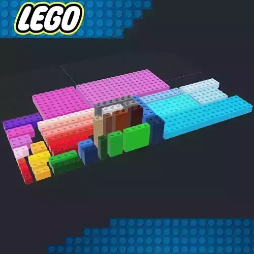 Lego - Bricks 3D print model