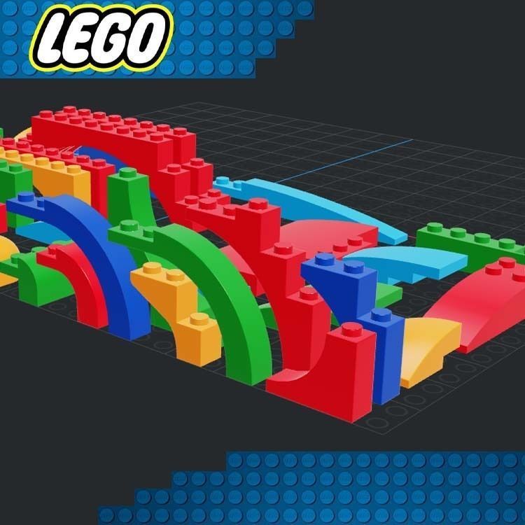 Lego - Bricks Bow 3D print model_1