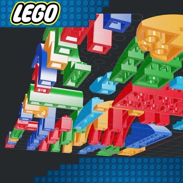 Lego - Bricks Bow 3D print model_3