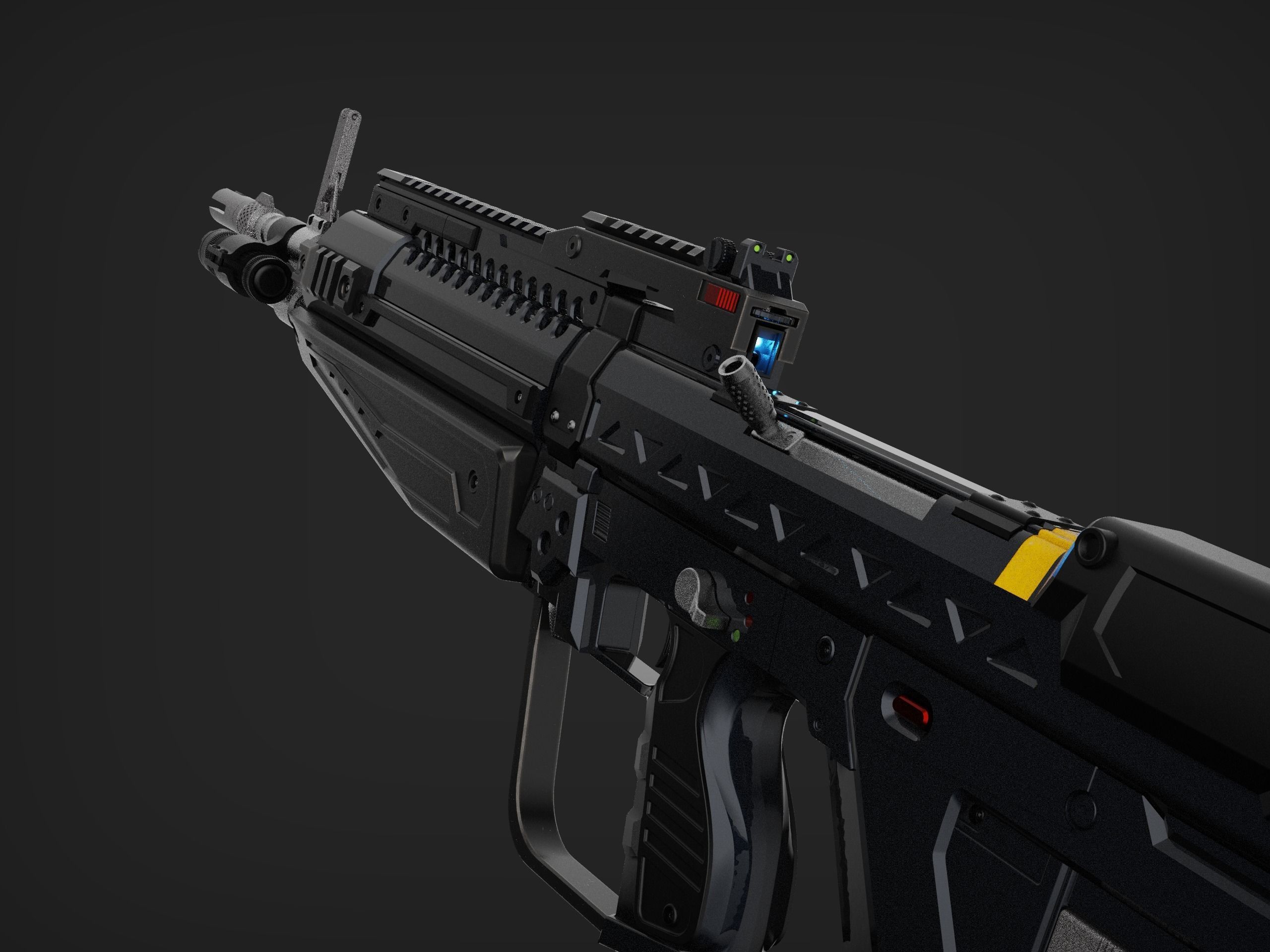 Bandit DMR Cosplay Prop 3D print model_7
