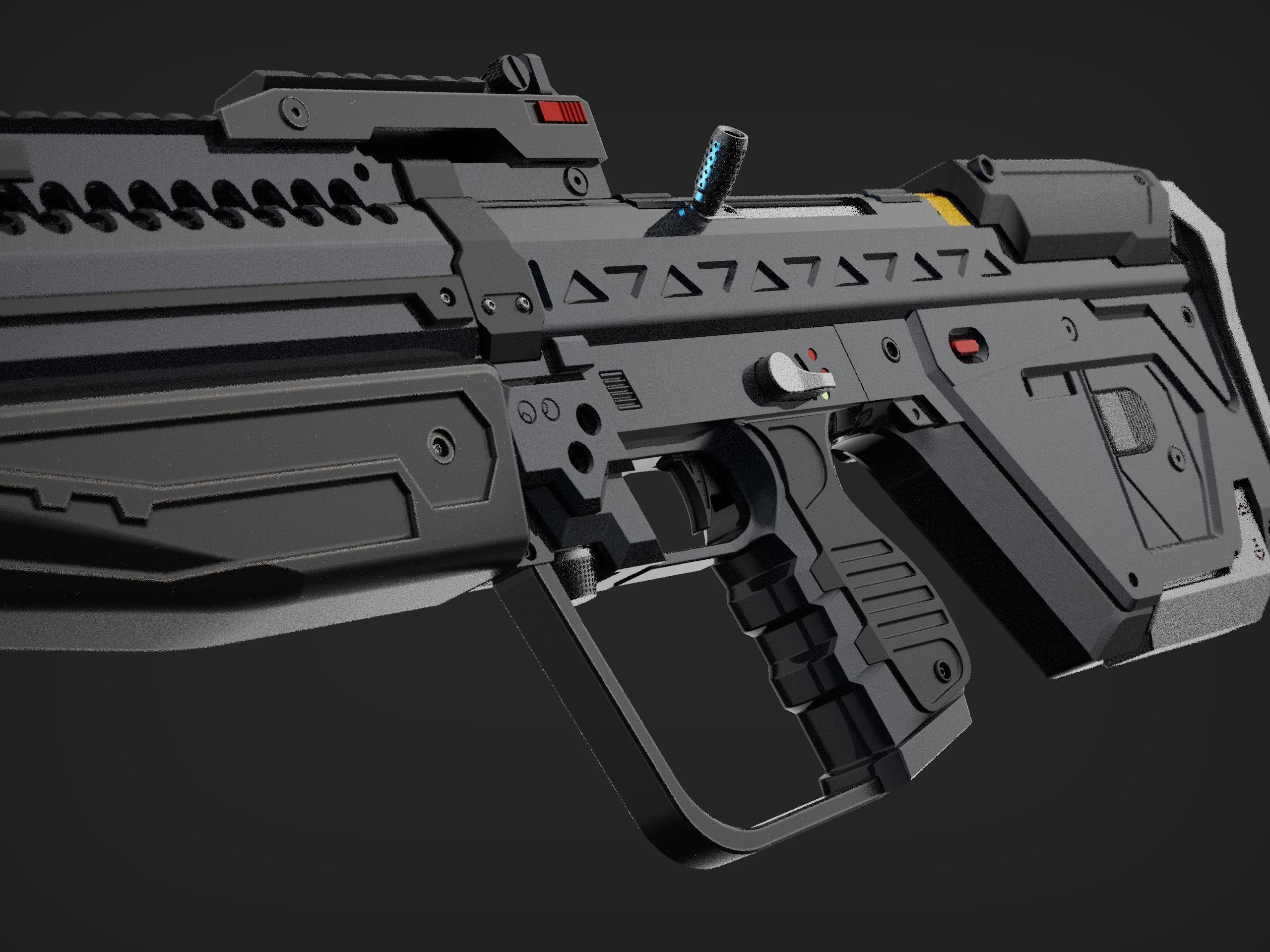 Bandit DMR Cosplay Prop 3D print model_6