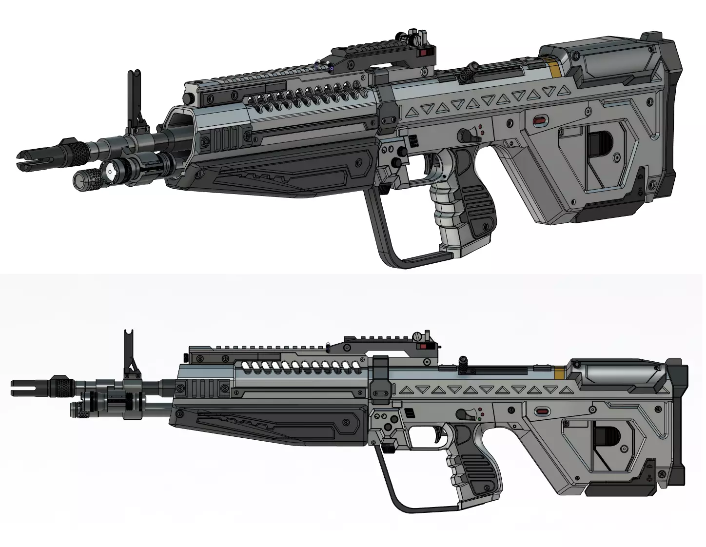 Bandit DMR Cosplay Prop 3D print model_0