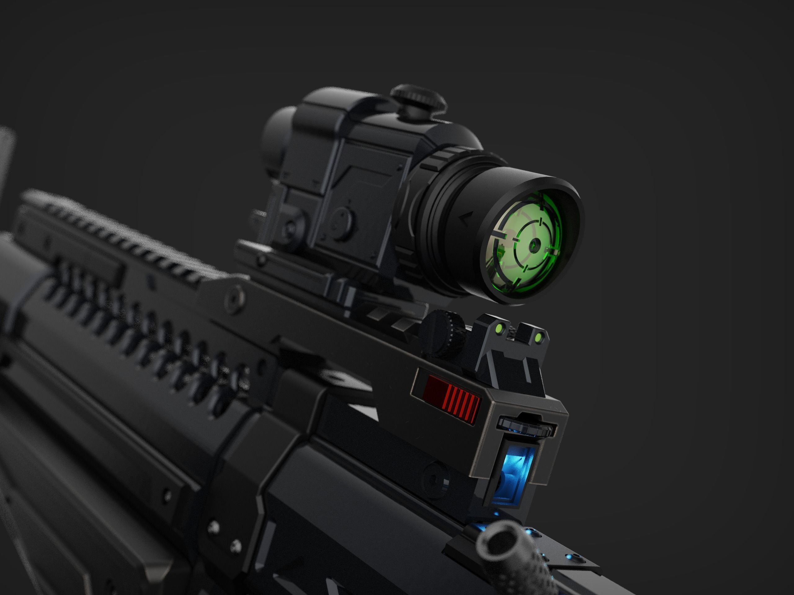 Bandit DMR Cosplay Prop 3D print model_5