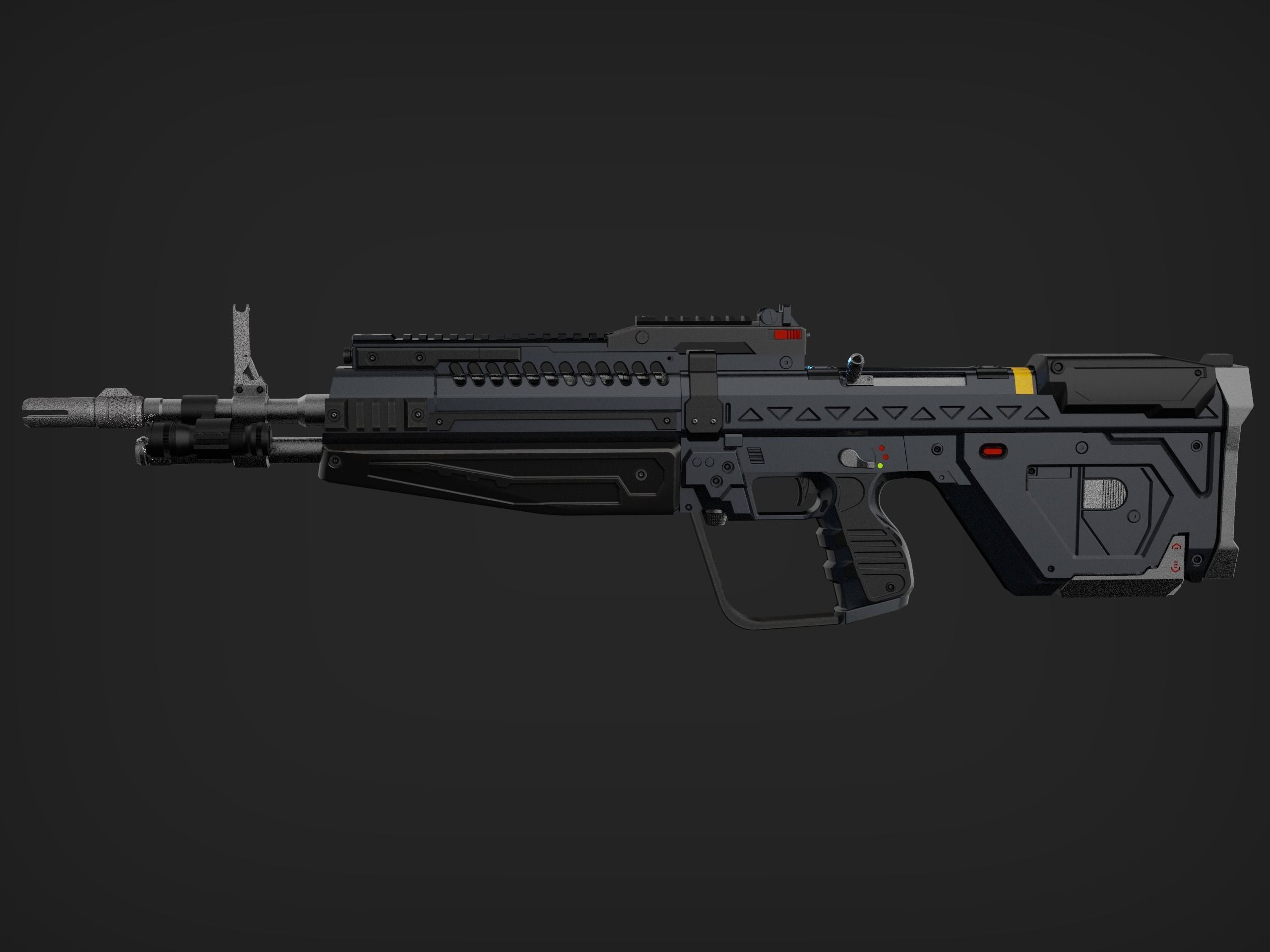 Bandit DMR Cosplay Prop 3D print model_2