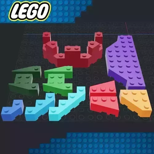 Lego - Bricks Special Angles 3D print model