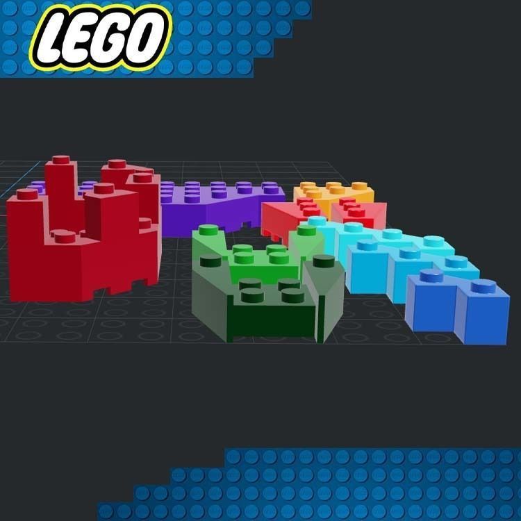 Lego - Bricks Special Angles 3D print model_4