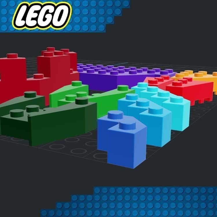 Lego - Bricks Special Angles 3D print model_1