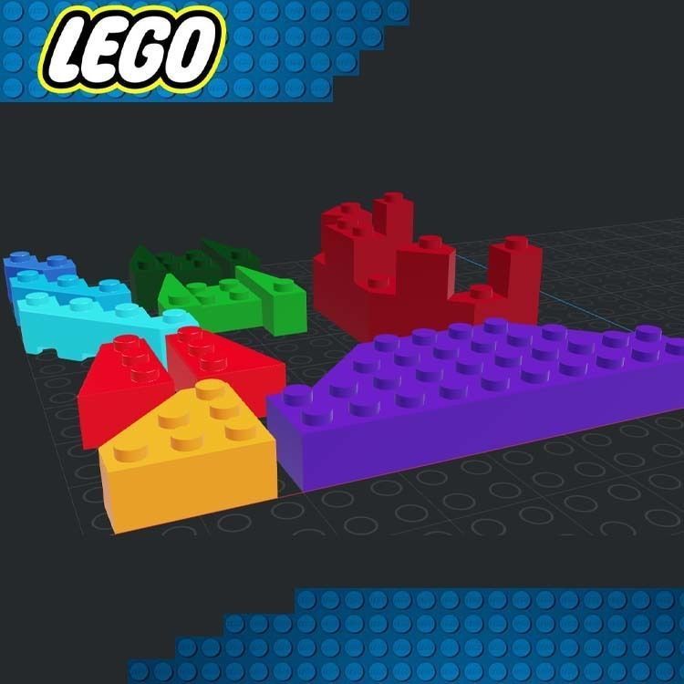 Lego - Bricks Special Angles 3D print model_2