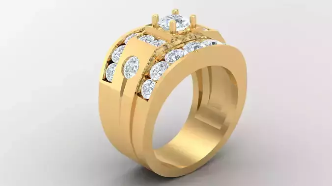 Diamond Man Ring Cad  MR  20