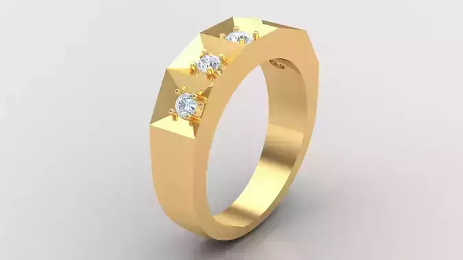 Diamond Man Ring Cad  MR  188