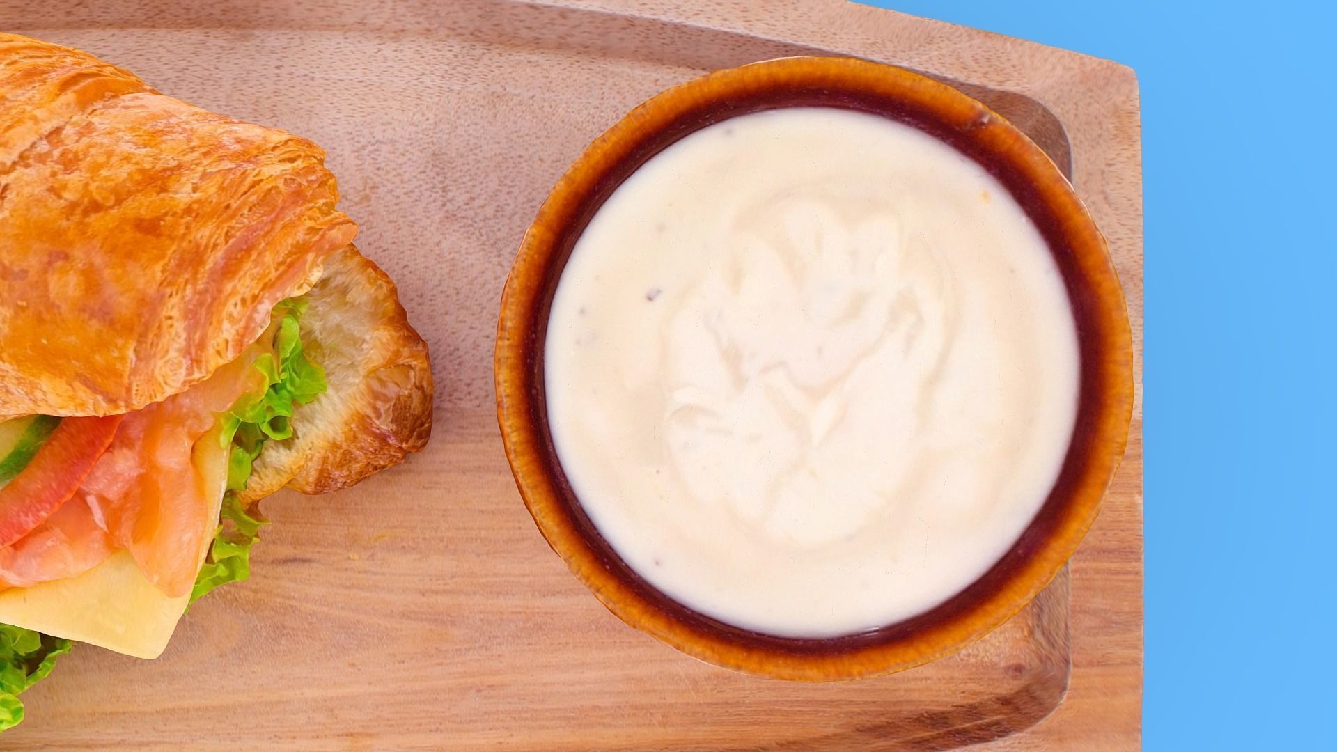 Croissant norweski 3D model for AR 3D model_4