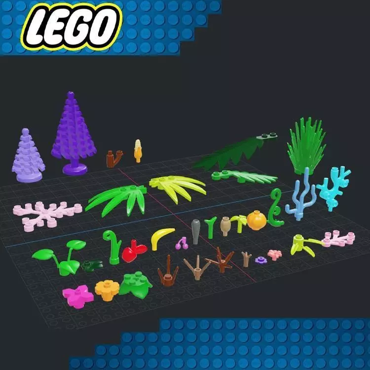 Lego - Plants 3D print model