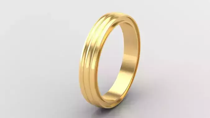 Diamond Man Ring Cad  MR  177 3D print model