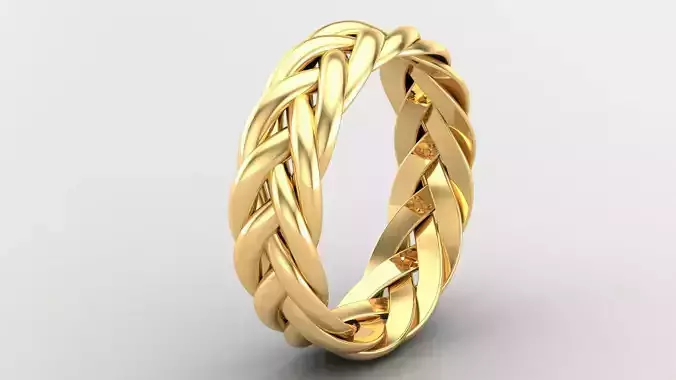 Diamond Man Ring Cad  MR  176 3D print model