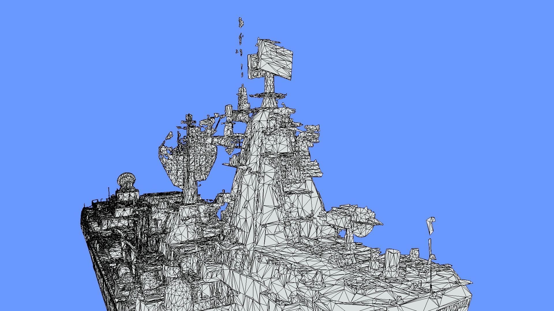 Cruiser Ukraina Ukraine - copy of Moskva Moskow ship - real scan 3D model_10