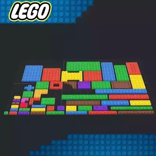 Lego - Plates 3D print model