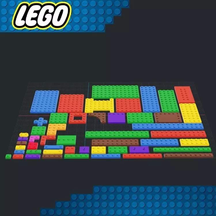 Lego - Plates 3D print model