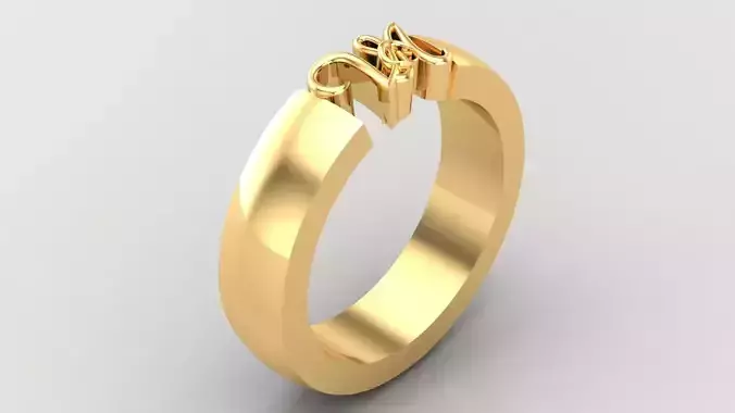 Diamond Man Ring Cad  MR  166