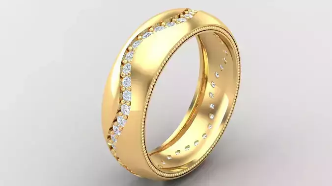 Diamond Man Ring Cad  MR  165