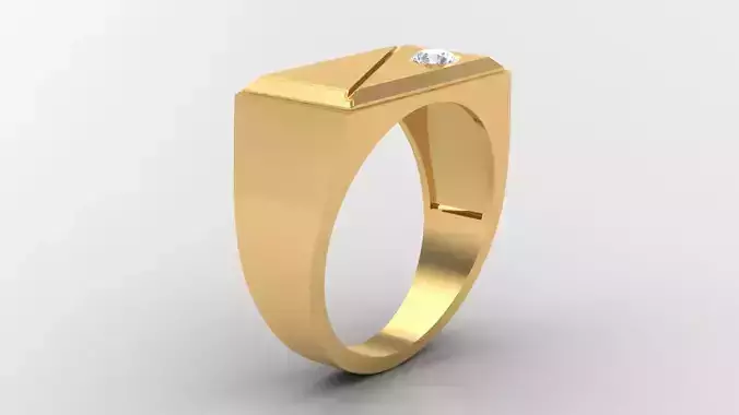 Diamond Man Ring Cad  MR  160