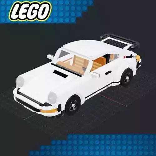 Lego Car - Porsche 911 3D print model