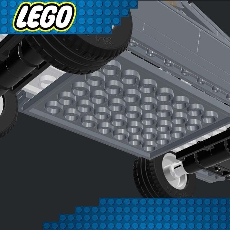 Lego Car - Tesla Cybertruck 3D print model_5