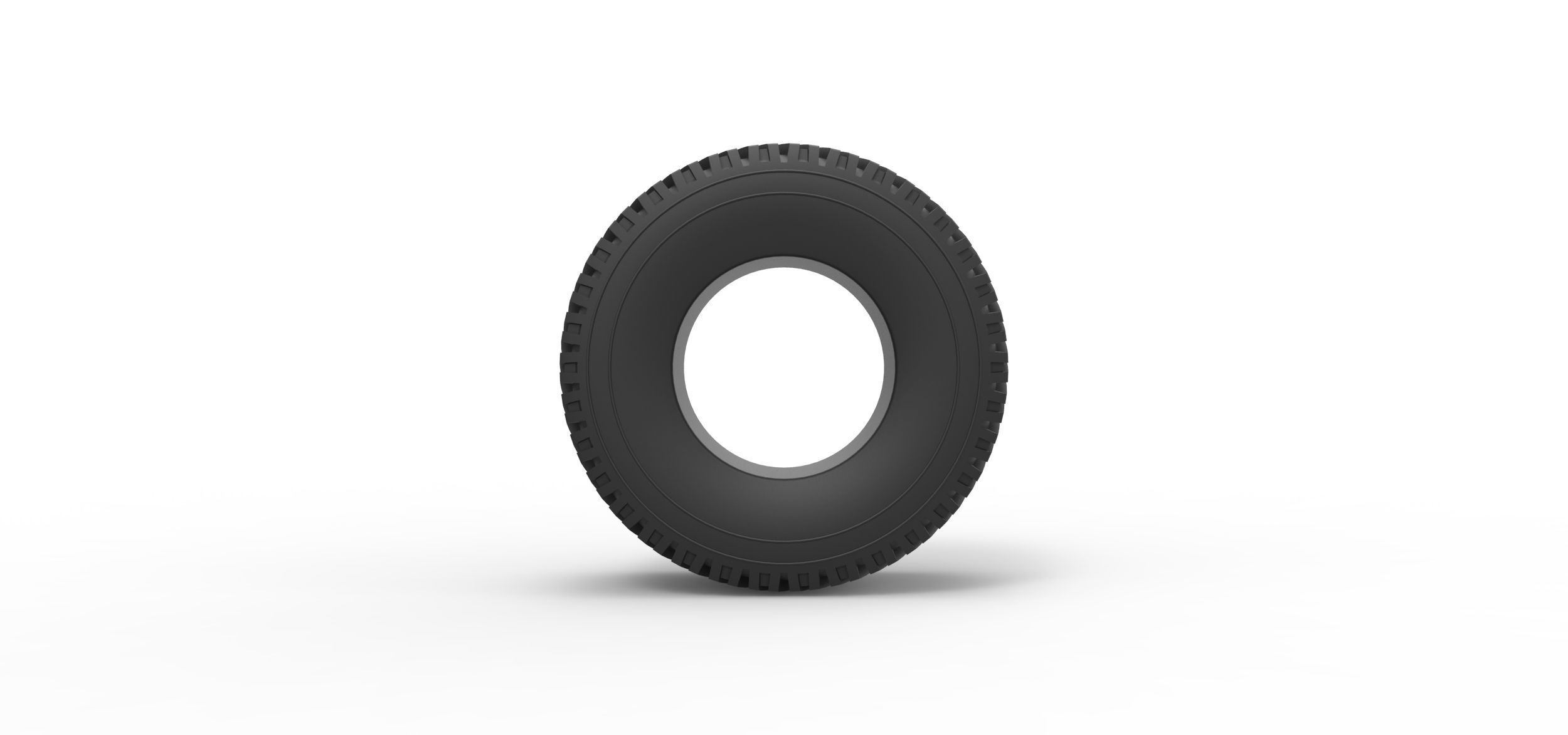 Offroad tire 65 Scale 1 to 25 3D print model_4