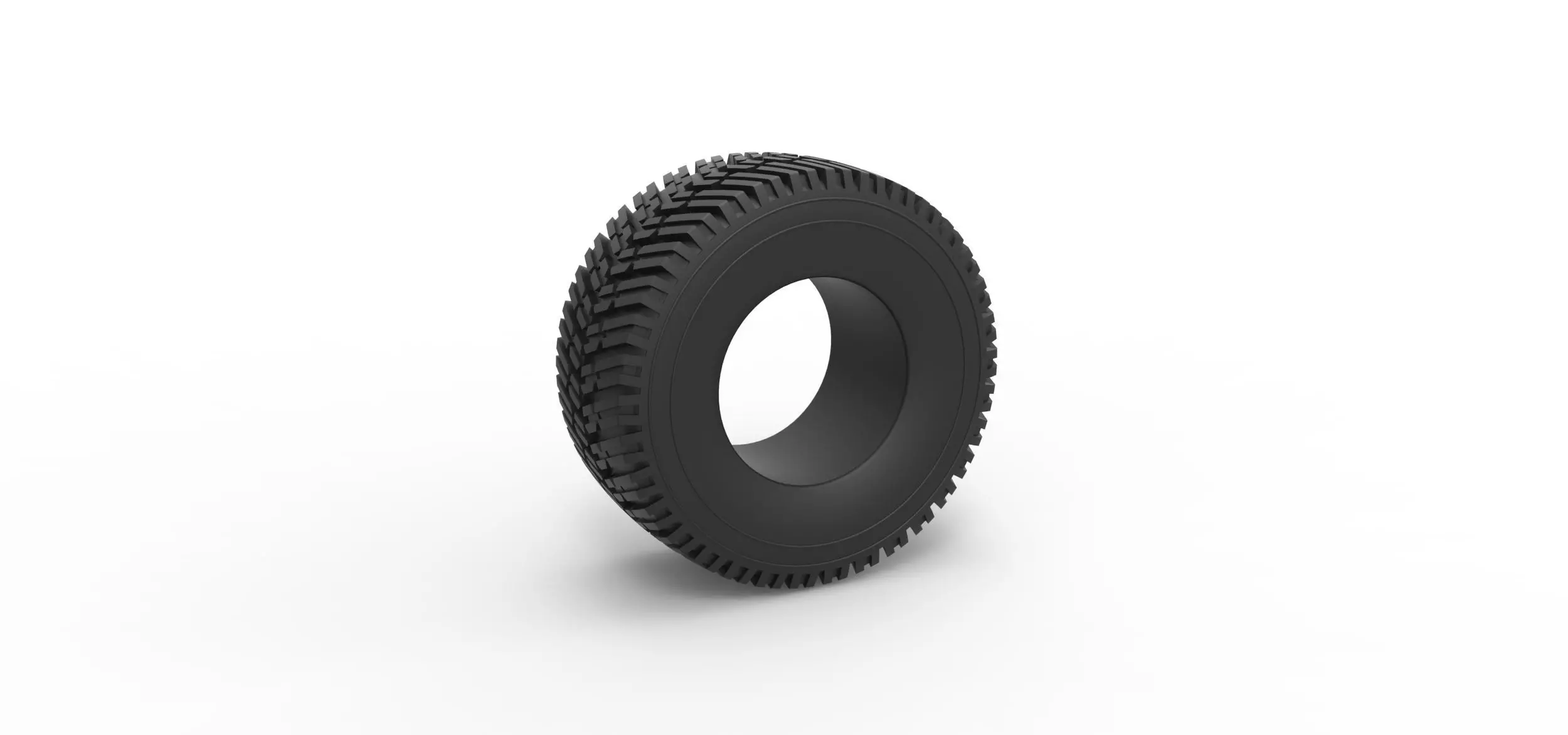 Offroad tire 65 Scale 1 to 25 3D print model_0