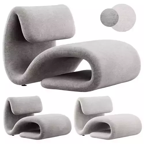 Dubna Lounge Chair by Dan Form