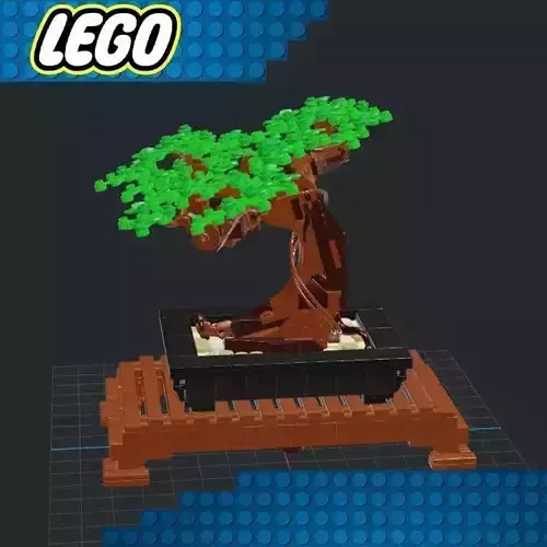 Lego - Bonsai Tree 3D print model