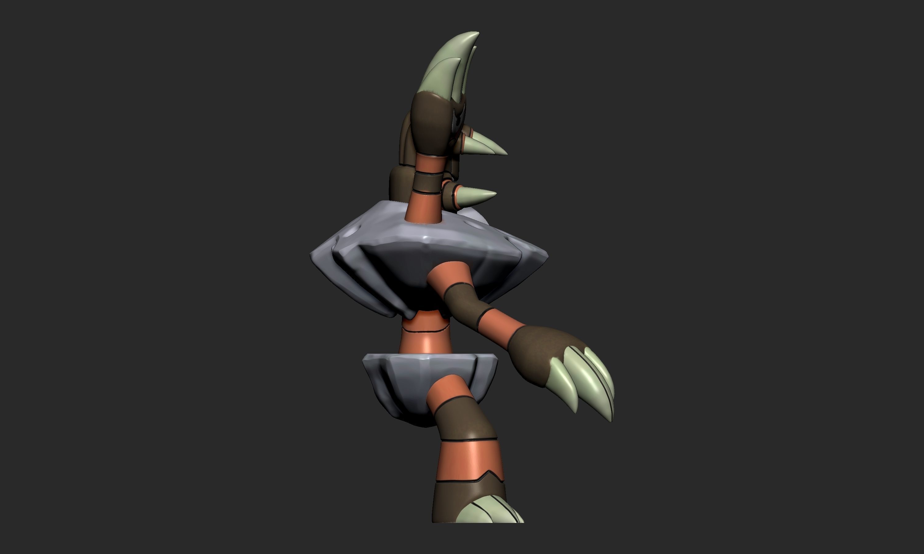 Pokemon - Binacle and Barbaracle 3D print model_5