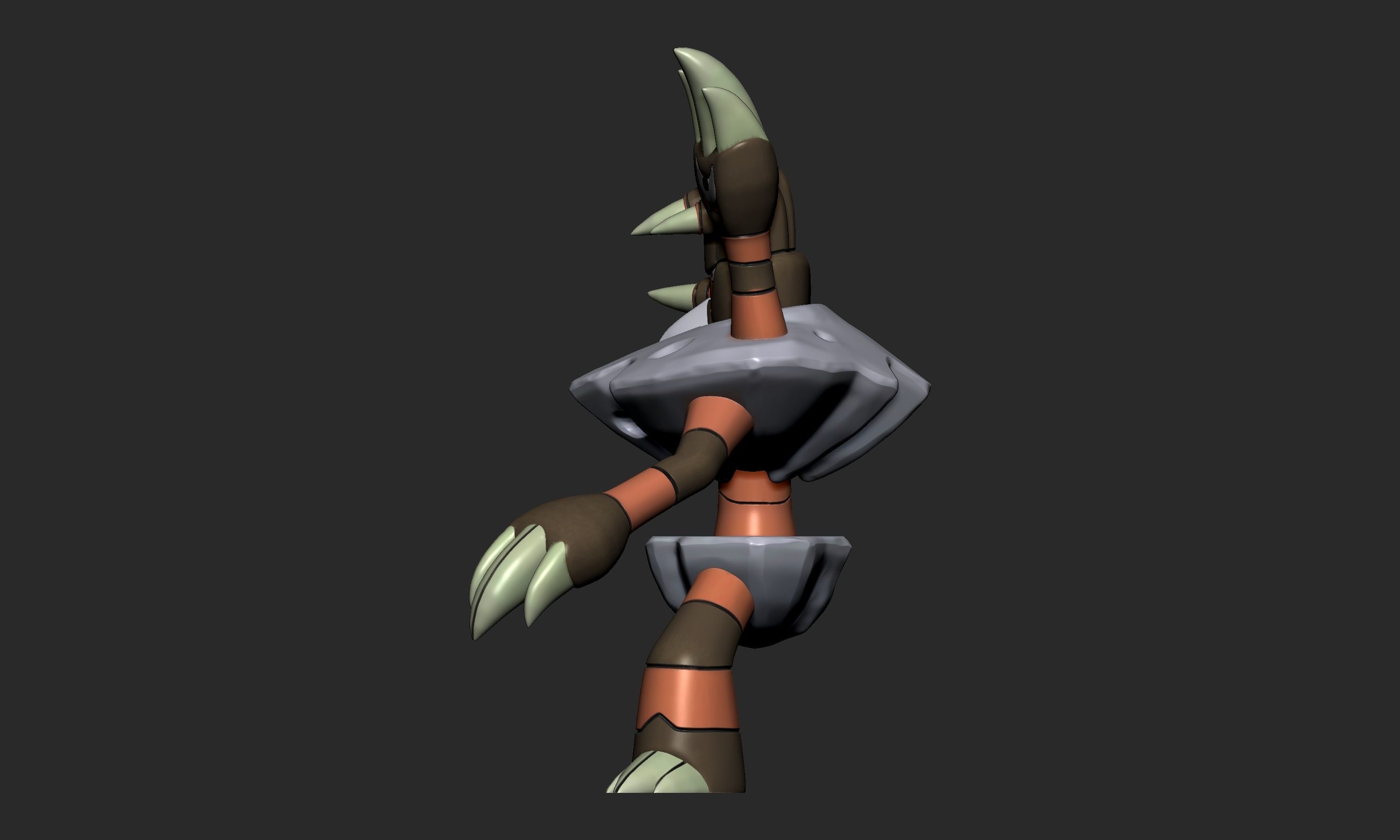 Pokemon - Binacle and Barbaracle 3D print model_3