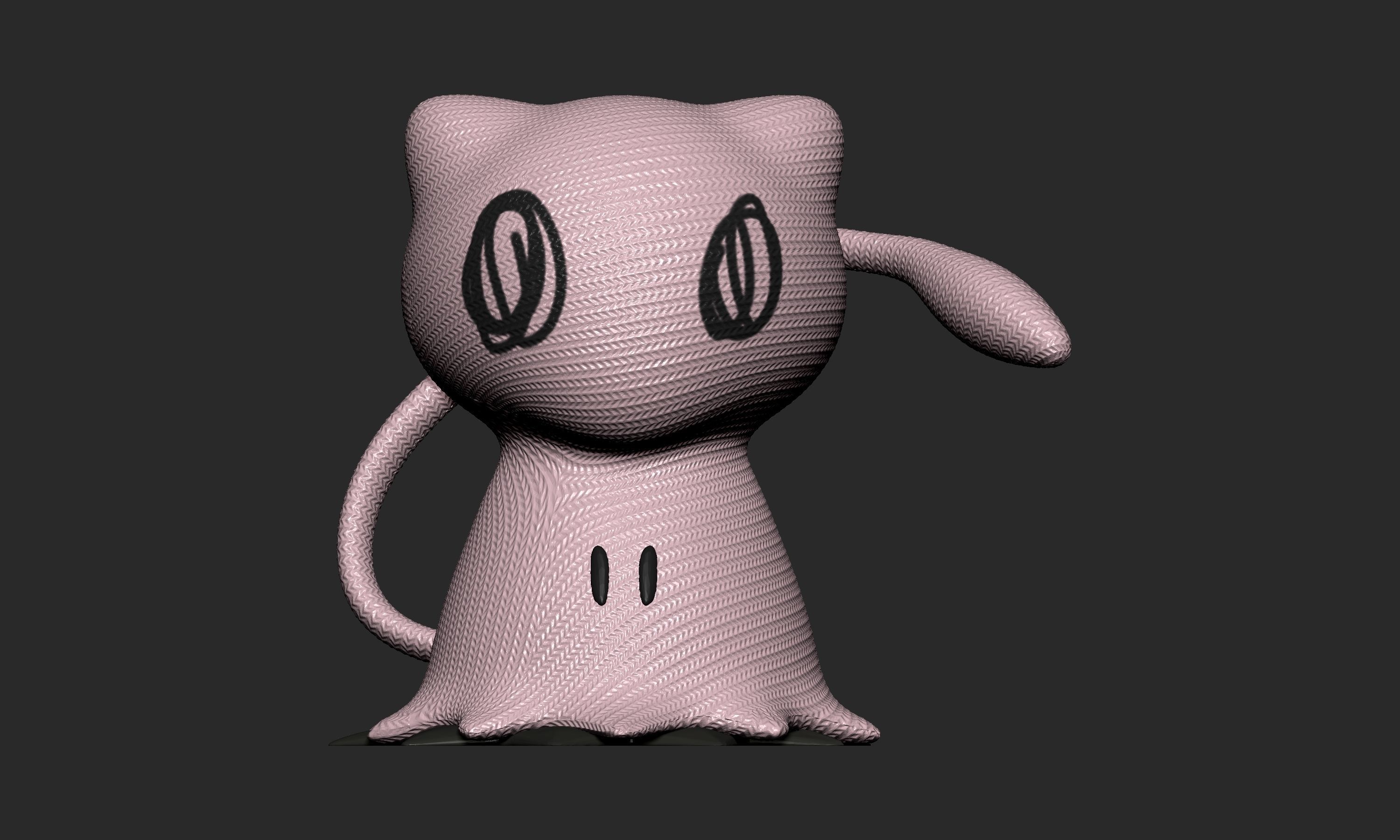 Pokemon - Mimikyu Mew  3D print model_1