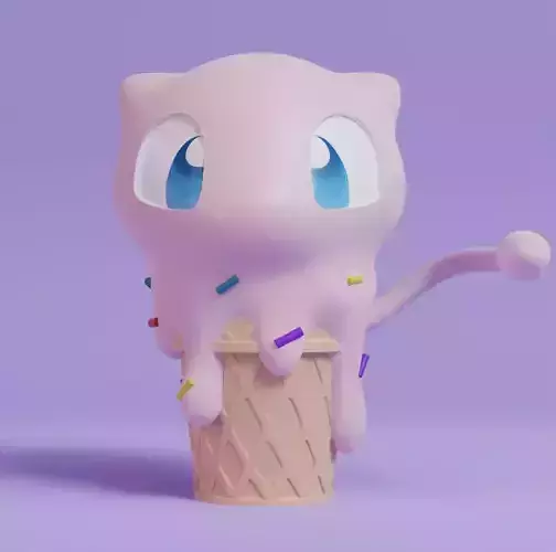 Pokemon - Ice Cream Mew