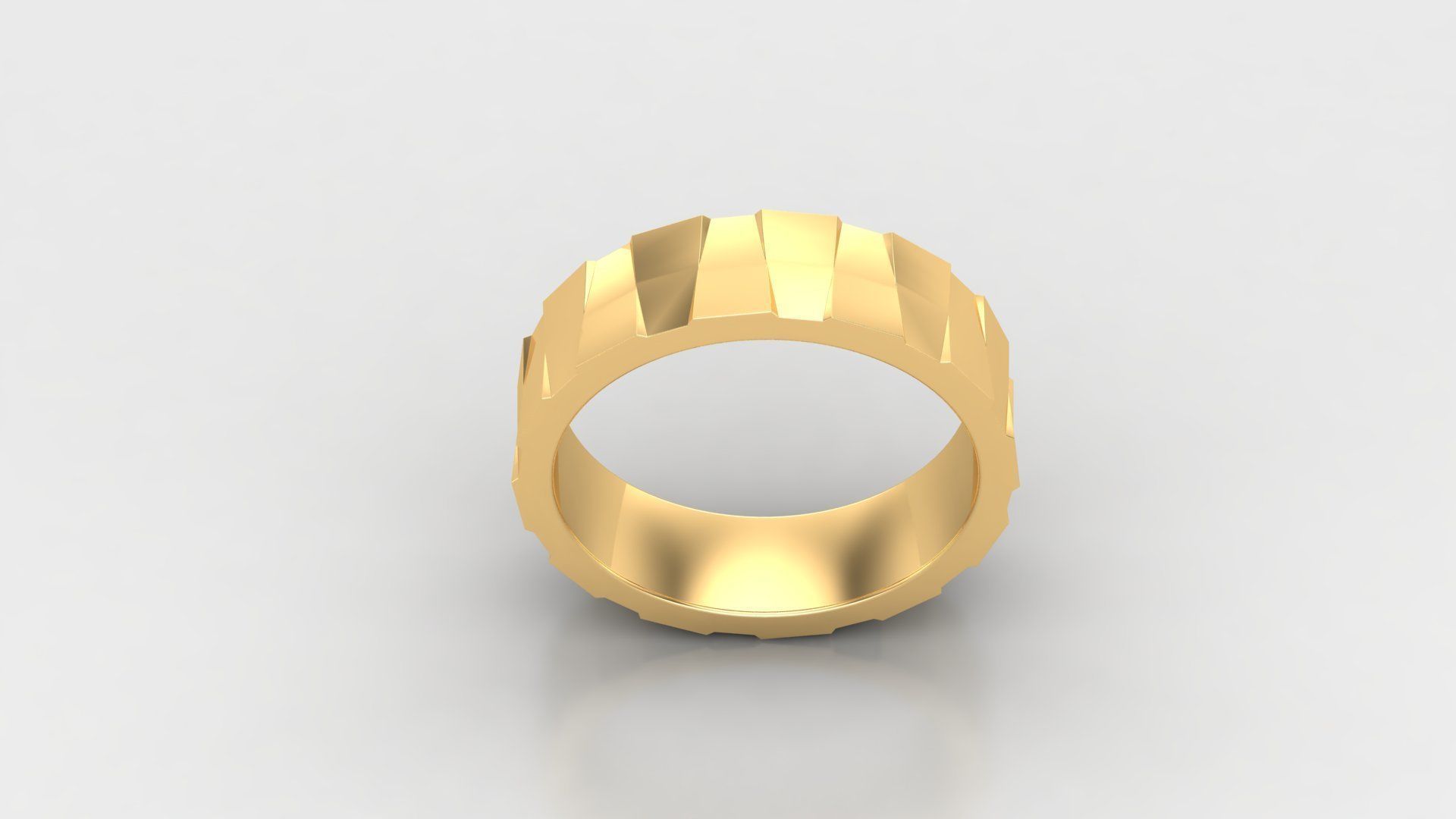 Diamond Man Ring Cad MR 143 3D print model_2