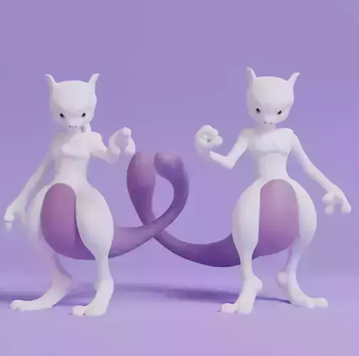 Pokemon - Mewtwo with 2 poses