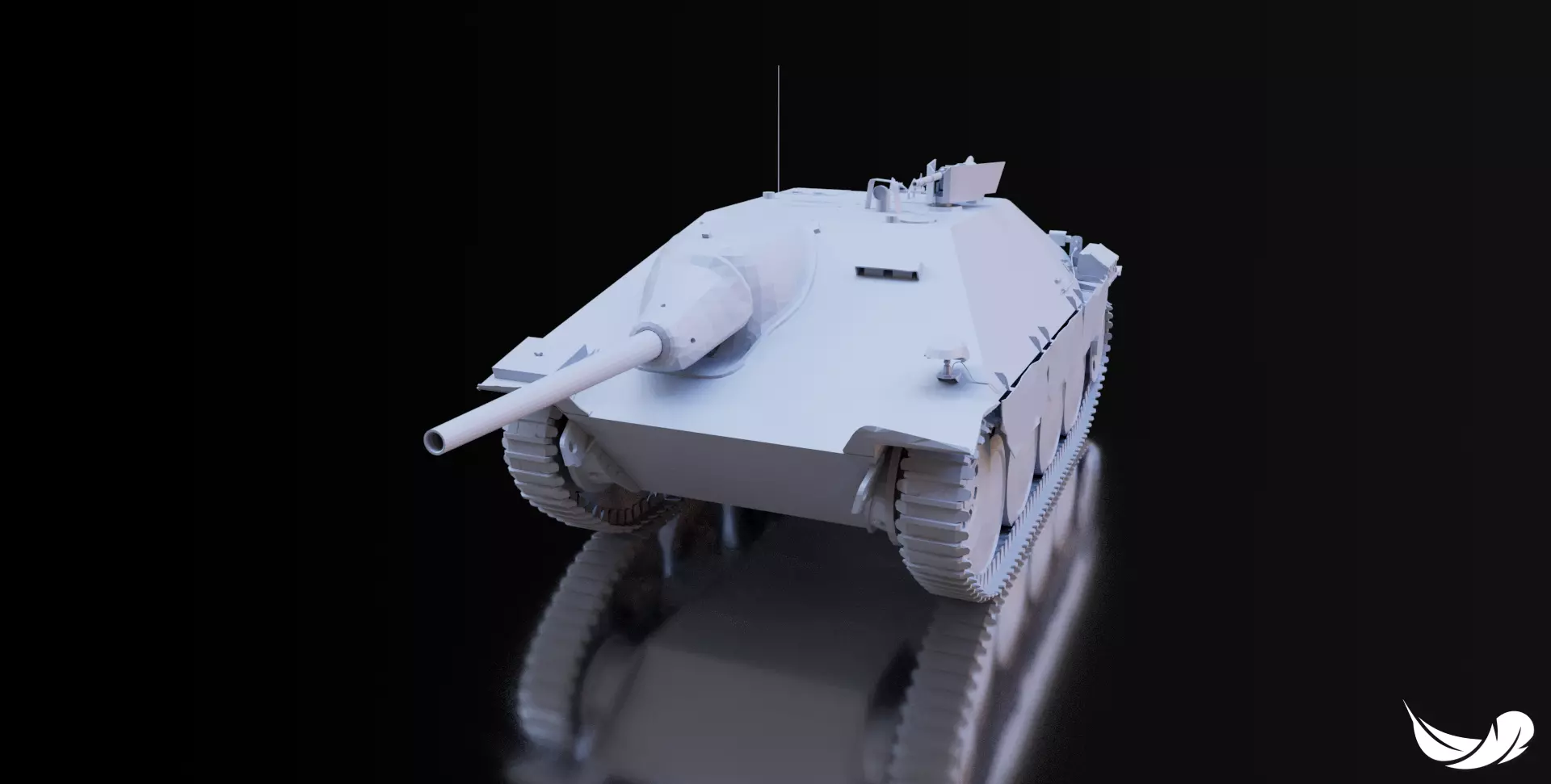 HETZER TANK - 1-35 - 1-50 - 1-72 3D print model_0