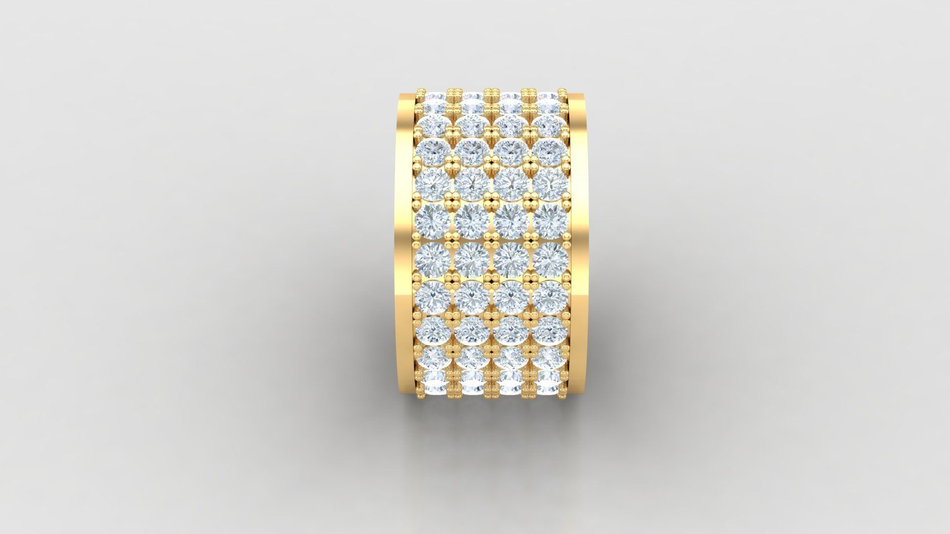 Diamond Man Ring Cad  MR  141 3D print model_4