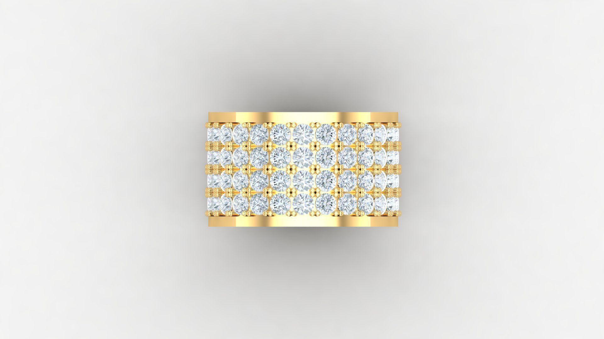 Diamond Man Ring Cad  MR  141 3D print model_5